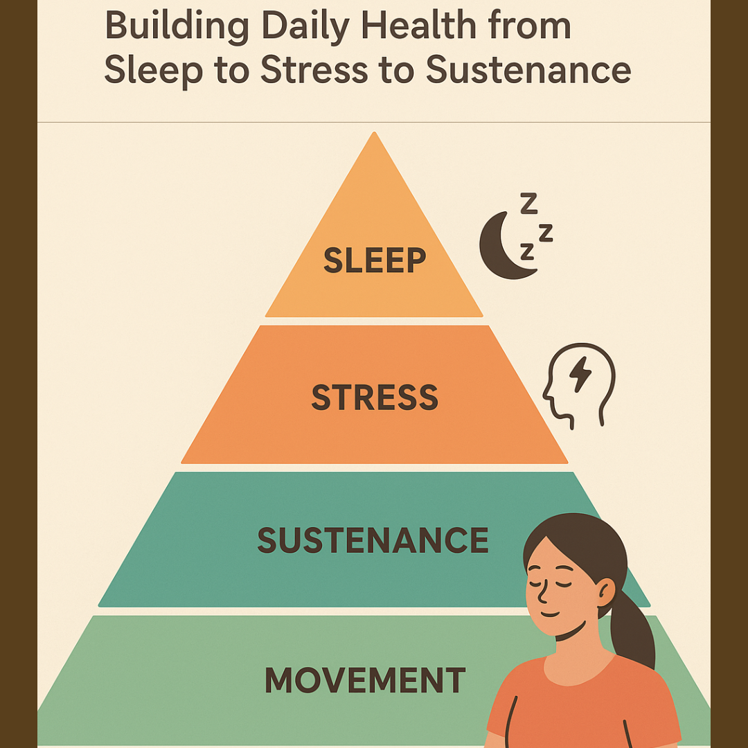 The Wellness Pyramid: Building Daily Health from Sleep to Stress to Sustenance